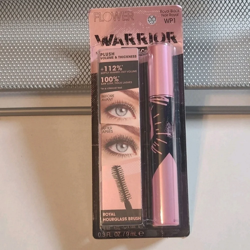 Warrior Princess Mascara - Royal Black With Royal Hourglass Brush NIP